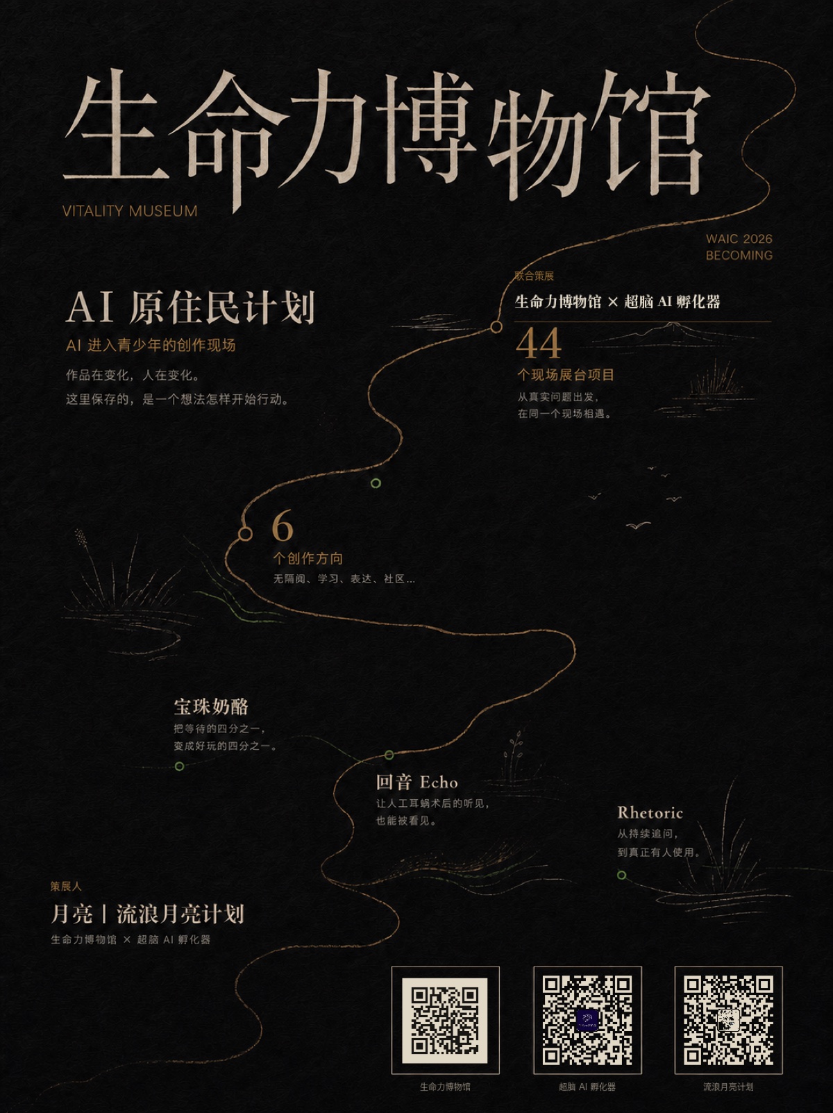 生命力博物馆海报 · 超脑青少年 AI 作品线上特别展